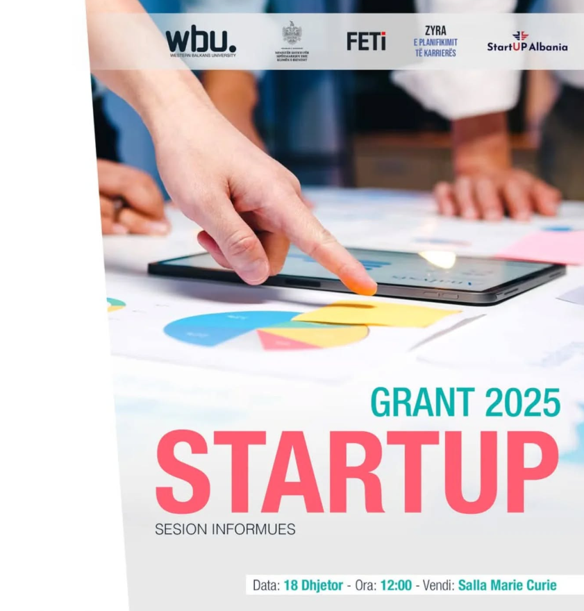 Information session "#Grant2025" from the Start-Up Albania Agency