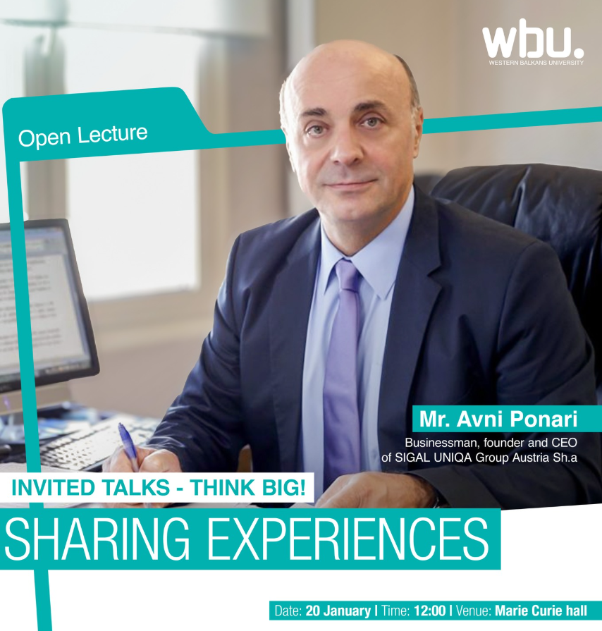 Sharing Experiences, Mr. Avni Ponari